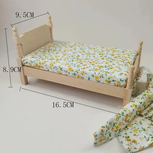 Cama Juguete Casa De Muñecas - A Pedido_exkarg 2