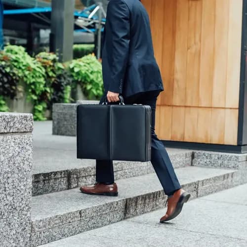 Maletin Alpine Swiss Mens Briefcase - A Pedido_exkarg Negro 2