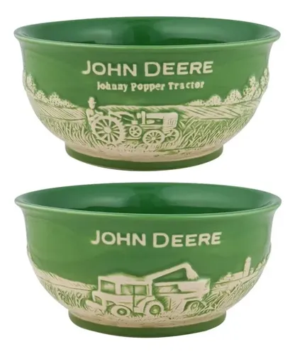 Set Bowls John Deere Small Raised - A Pedido Verde