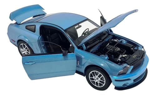 Auto 2007 Ford Shelby Gt500 Blue 1/18 - A Pedido_exkarg Azul Acero 3