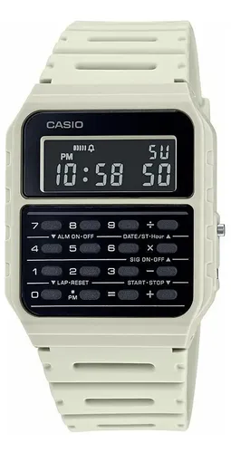 Reloj Casio Agenda Calculadora - A Pedido_exkarg Blanco