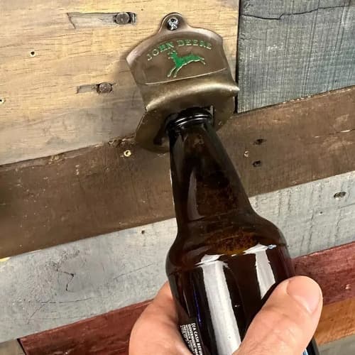 Destapador De Botellas John Deere - A Pedido_exkarg Plateado 3