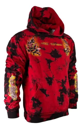 Buzo Affliction Men's Hoodie Reaper - A Pedido_exkarg S Rojo 3