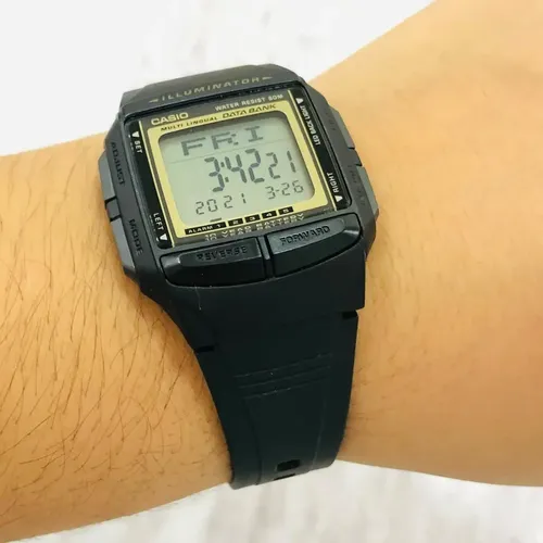 Reloj Casio Digital Db-36 Negro Para Hombre Con Luz Led Y Resistencia Al Agua Relojes De Pulsera 4