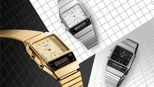Reloj Casio Aq-800e-1a Analogo Digital - A Pedido_exkarg Plateado Negro 4