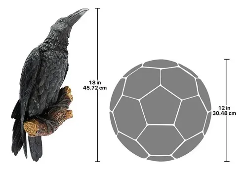 Escultura Pajaro Decorativo Design Toscano - A Pedido_exkarg Negro 5