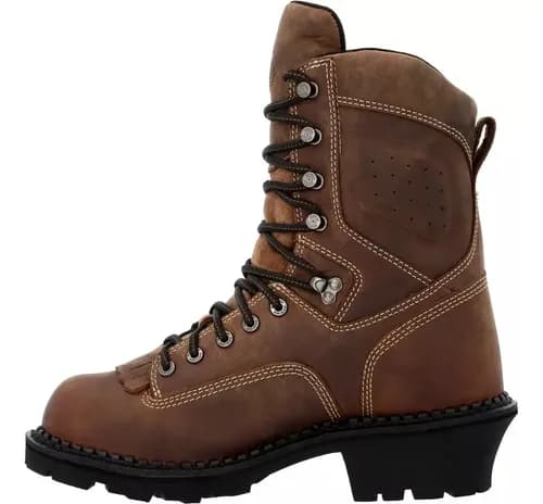 Botas Georgia Boots Logger Usa Made - A Pedido_exkarg Marrón X 37 Ar 6