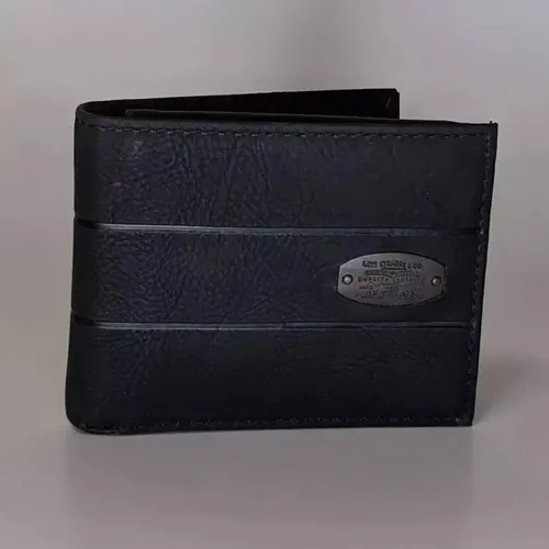 Billetera Levi's Coated 31lp220052 - A Pedido_exkarg Negro 2