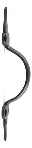 Tirador De Puerta De Hierro Forjado - A Pedido_exkarg Negro 2