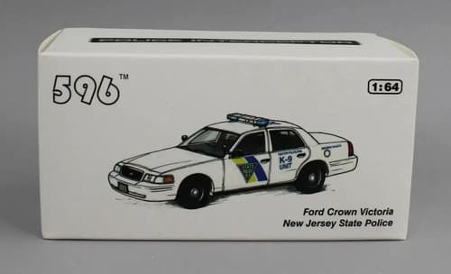 Auto 1:64 New Jersey State Police Ford - A Pedido_exkarg Blanco 2