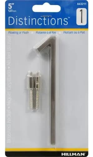 Numero Puerta Indicador Niquel Hillman - A Pedido_exkarg Niquel 2