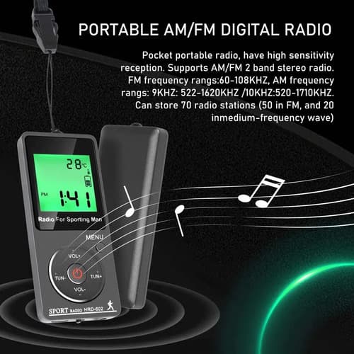 Radio Am/fm Recargable - A Pedido_exkarg Negro 2