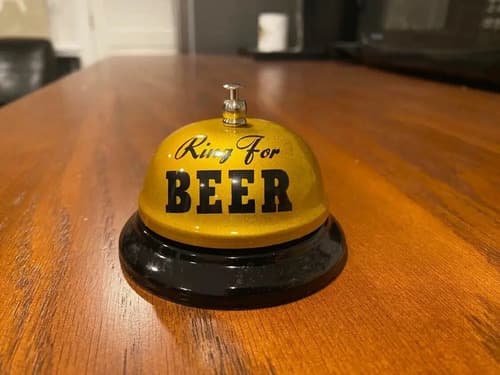 Campana Llamadora Ring For Beer - A Pedido_exkarg Amarillo 3