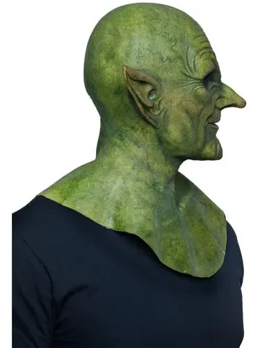 Máscara De Duende Elfo Tek'zik Hyper Mask Disfraz Halloween Color Verde 4