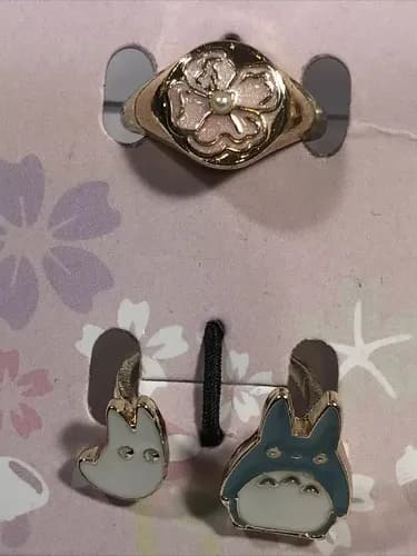 Set Anillos Mi Vecino Totoro - A Pedido_exkarg Rosa 2