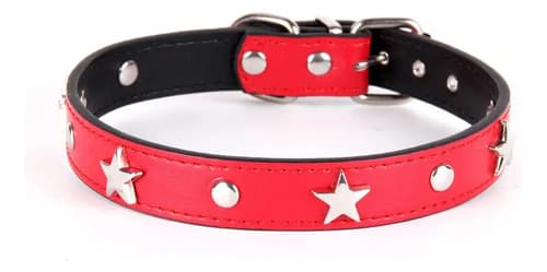 Correa Cuero Pu Para Cachorro - A Pedido_exkarg Rosa 4