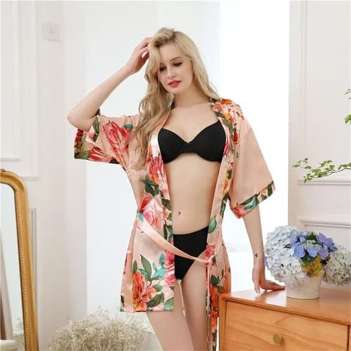 Pijama De Mujer Saten Japanese - A Pedido_exkarg Rojo Xxx 4