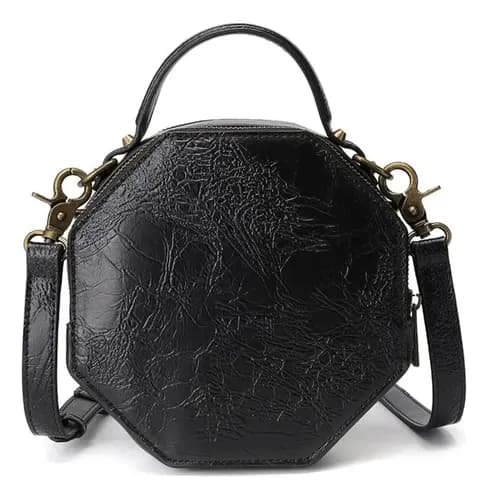 Cartera Steampunk Pu Leather - A Pedido_exkarg Negro 2