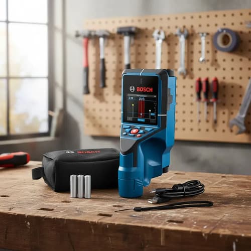Detector Materiales Bosch Wallscanner D-tect 200 C Estuche Color Azul 4