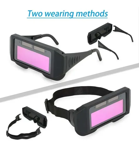 Gafas De Soldadura Con Oscurecimiento Automático - A Pedido Negro 2