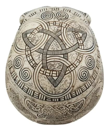 Estatua Norse Viking Vegvisir Compass - A Pedido_exkarg Hueso 3