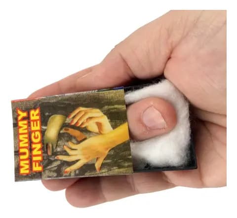 Dedo En Caja De Momia De Broma - A Pedido_exkarg Piel 3