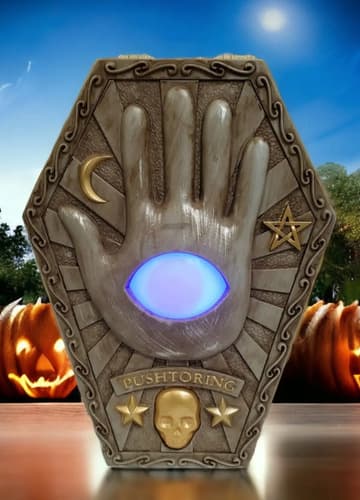 Timbre Para Puerta Gemmy Halloween - A Pedido Marrón