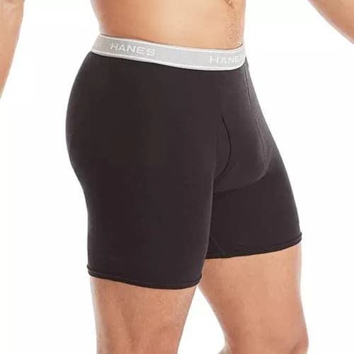 Pack Mens 4 Hanes Black Boxer - A Pedido_exkarg Negro 38 4