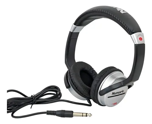 Auriculares Dj Numark Hf125 - A Pedido Negro/plateado 2