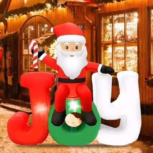 Papa Noel Inflable Joy - A Pedido_exkarg Rojo 5