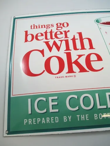 Cartel Coca Cola Enamelware Sign Retro - A Pedido_exkarg Zzz 4