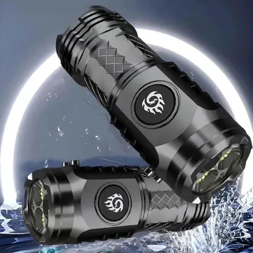 Linterna Usb Rechargeable - A Pedido_exkarg Negro 6