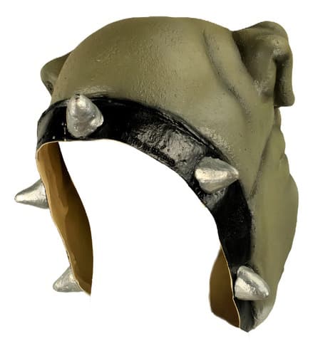 Máscara De Perro Bulldog Difraz Animales Halloween Mascotas Gris 7