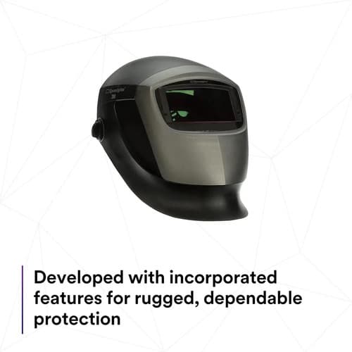 Casco De Soldadura Con Filtro Automático Y Diseño Ergonómico Negro Lisa 3