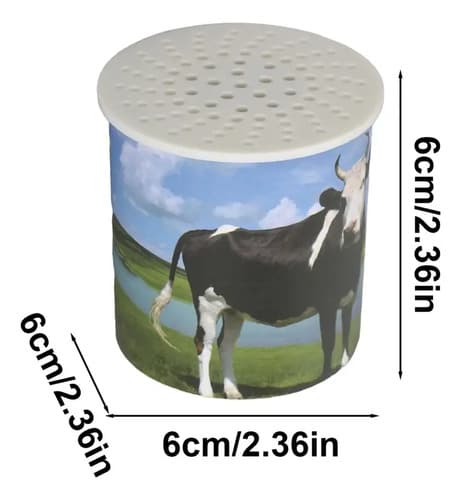 Caja De Sonido De Broma Mugido Vaca - A Pedido_exkarg Azul 4