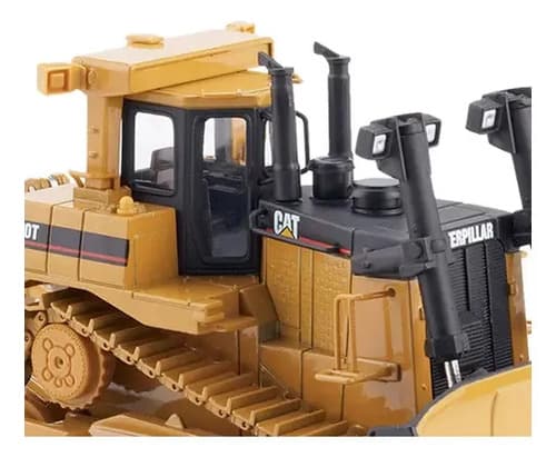 Cinta De Correr Caterpillar Para Tractor En Miniatura D10t 1:50 Diecast 85158, Amarilla Amarillo 4