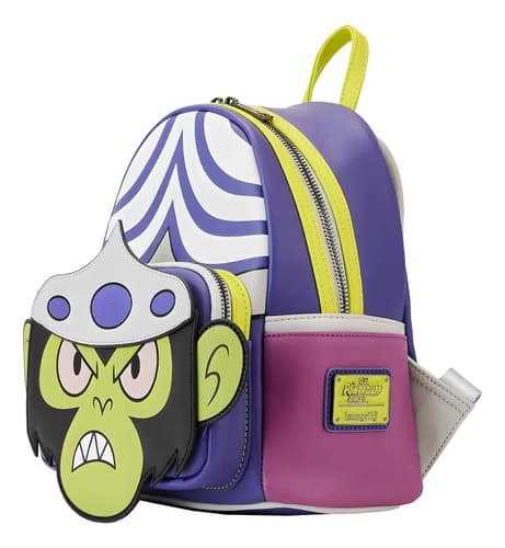 Mini Backpack Urbana Loungefly Mojo Jojo Verde Claro Brilla En La Oscuridad