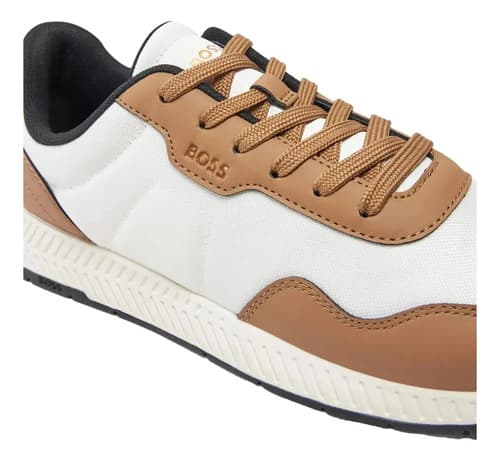 Zapatillas Boss Men's Sneakers Titanium - A Pedido_exkarg Blanco 34,5 Ar 2