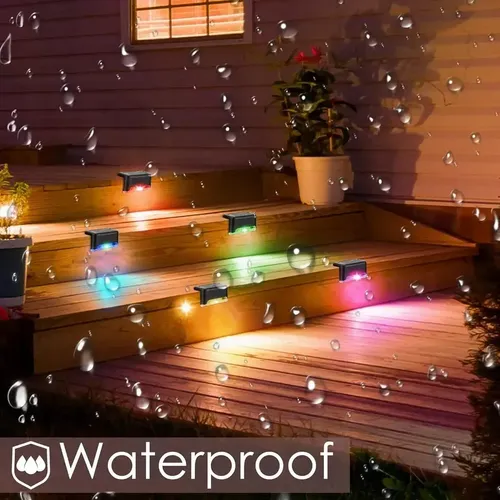 Pack 8 Luces Led Solares Para Aire Libre - A Pedido_exkarg Negro 2