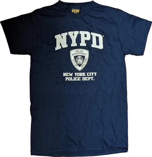 Remera Nypd Men's Officially Licensed - A Pedido_exkarg Azul M 2