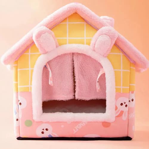 Cucha Calida Perros / Gatos Interior - A Pedido_exkarg Rosa 2