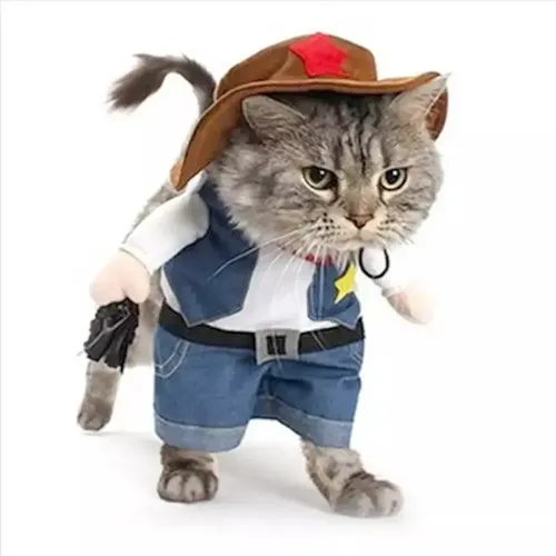 Disfraz Para Gatos Cowboy - A Pedido_exkarg 5