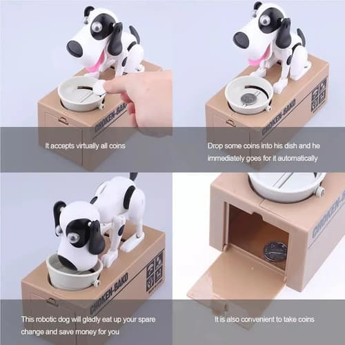 Alcancia Cute Dog Mechanical - A Pedido_exkarg X 3