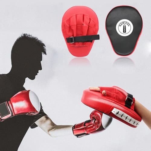 Pads De Entrenamiento Mma Boxeo - A Pedido_exkarg Rojo 5