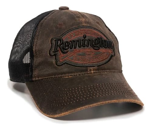 Gorra Usa Remington Cafe Malla Talla Unitalla Liso
