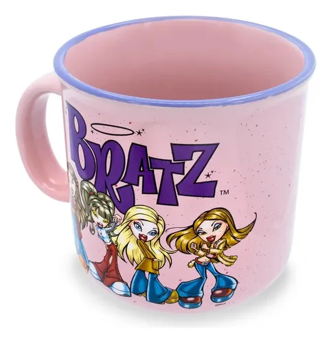 Taza Ceramica Bratz Pink - A Pedido_exkarg Rosa 2