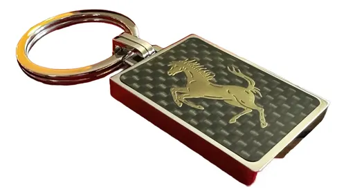 Llavero Genuine Ferrari Carbon Fiber - A Pedido_exkarg Rojo
