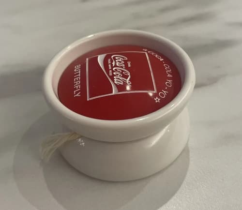 Yoyo Coca Cola Spinner Butterfly Japan Rojo 3
