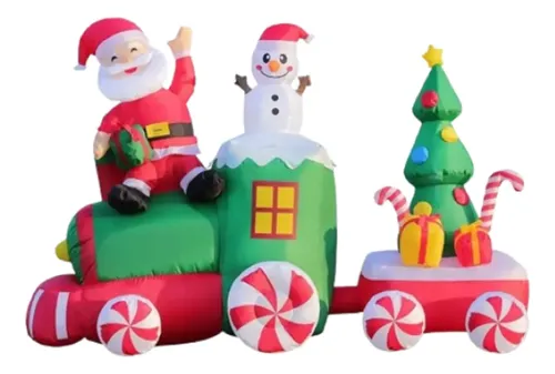 Papa Noel 6ft Drive Train - A Pedido_exkarg Rojo