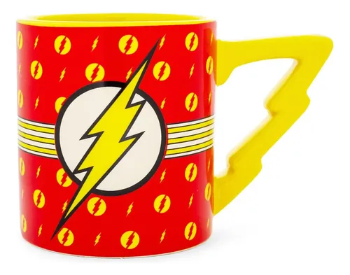 Taza Ceramica The Flash Logo - A Pedido_exkarg Rojo 3